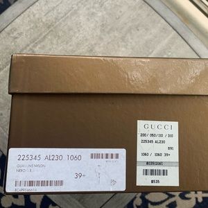 Barley worn Gucci shoes